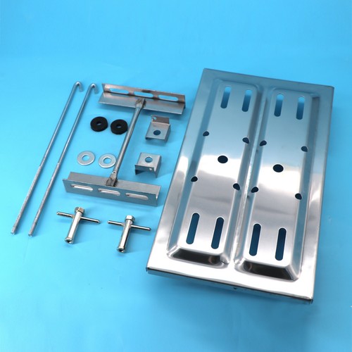 Universal Stainless Steel Battery Tray Holder Hold Down Kit W/ T Nut