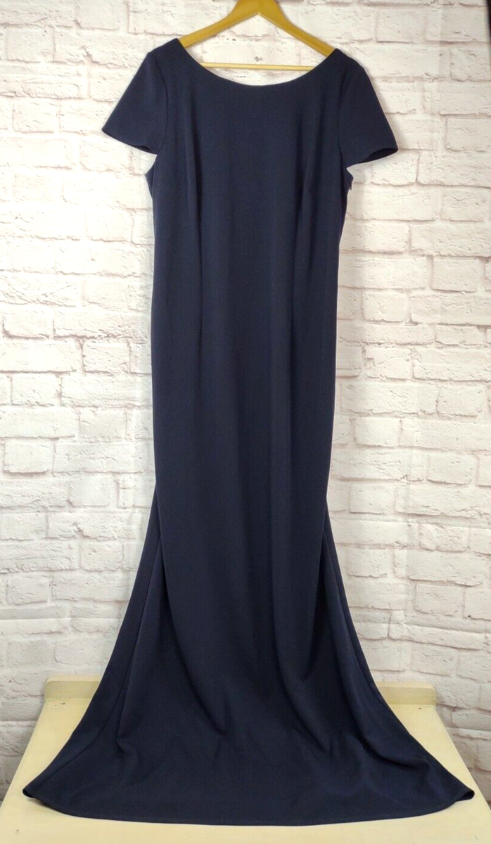 Anthropologie BHLDN Maxi MADISON Dress by Katie May $280 SIZE 20 Navy with  TAGS