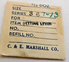 AM 280 SETTING LEVERS 1 PIECES. NEW OLD STOCK.