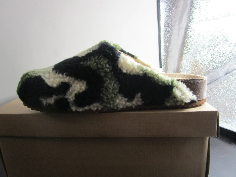 Zapatillas Steve Madden Vesa camuflaje zuecos mulas imitación piel de oveja talla 7 Foto 3 de 4