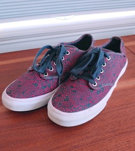 vans shoes floral pattern
