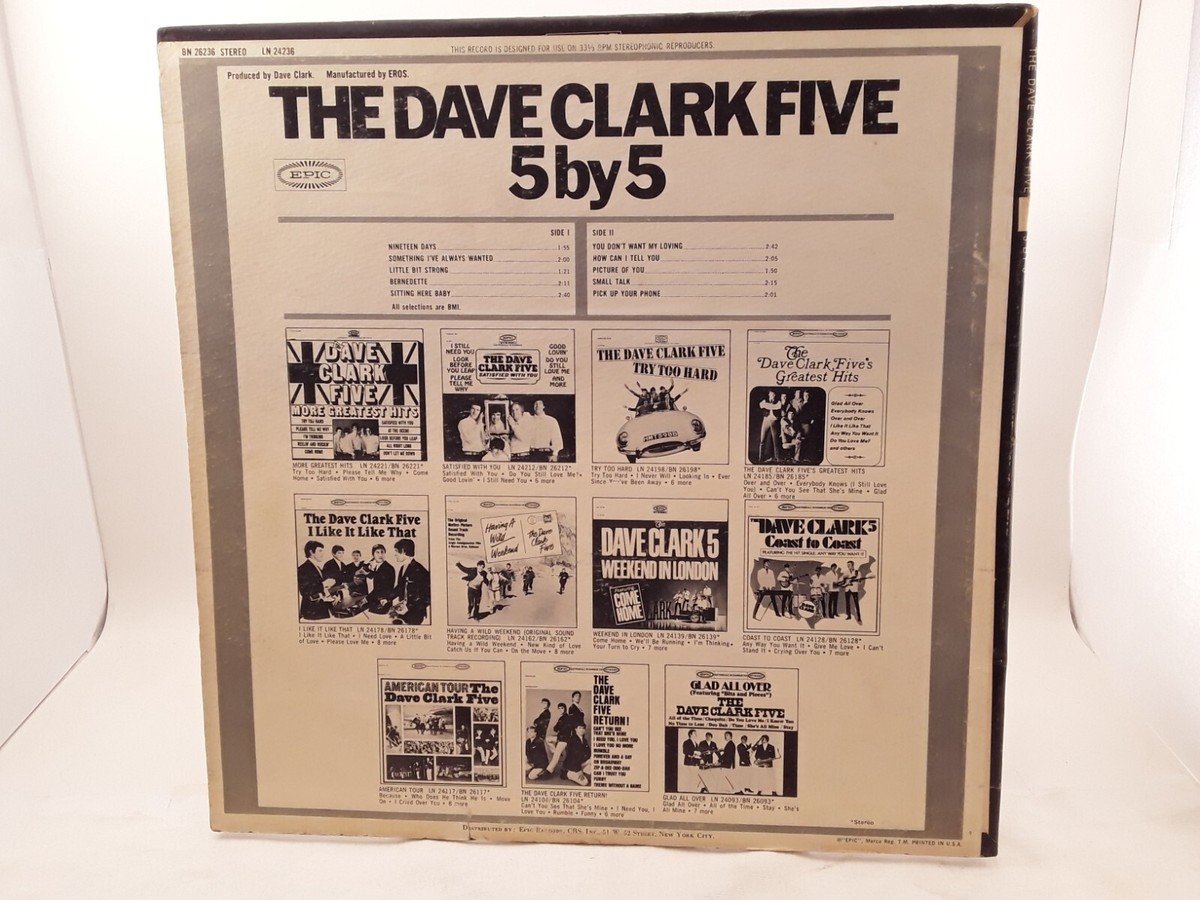 デーブクラークファイブ The Dave Clark Five – 5 By 5 - Full Álbum 1967 - 5.1