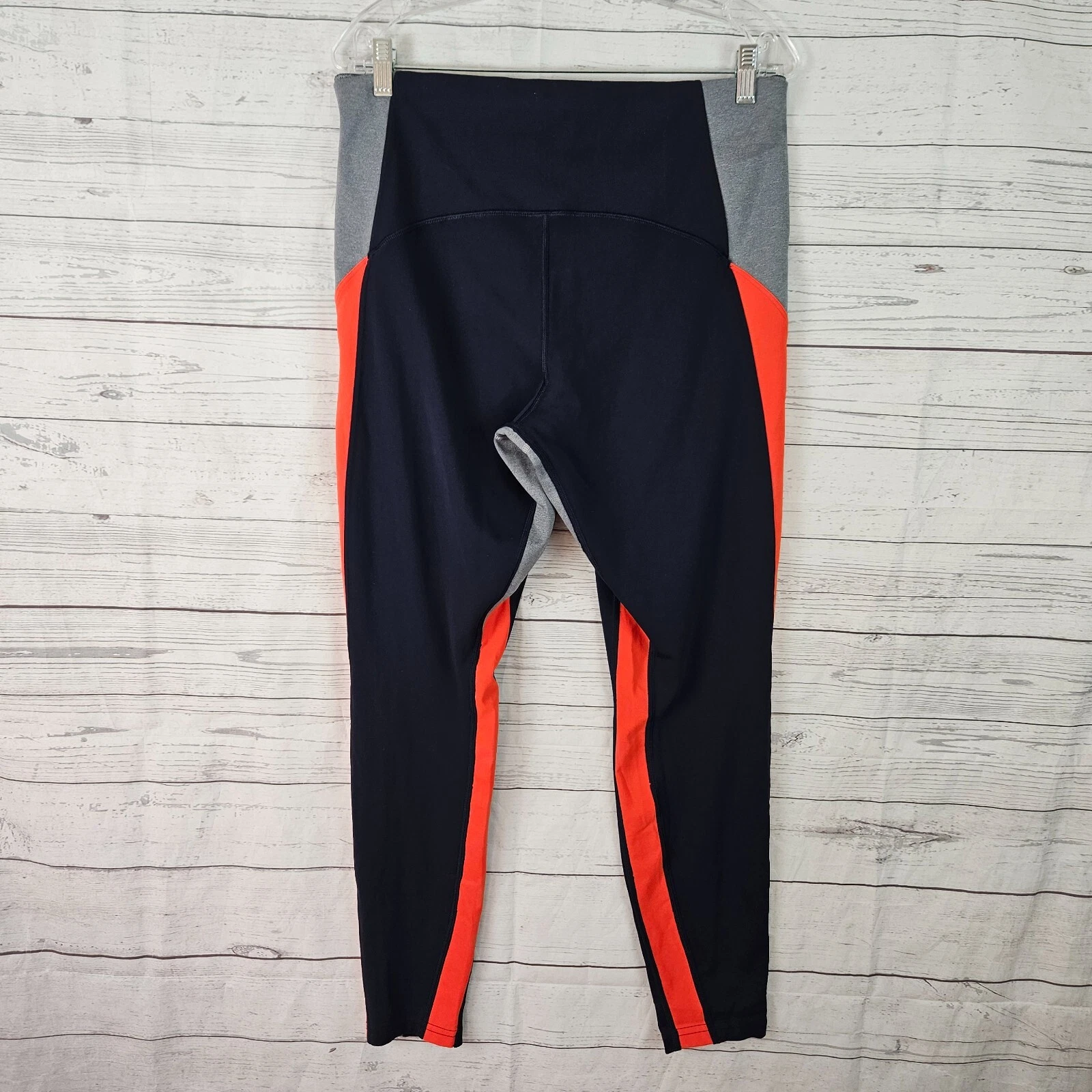 athleta crest colorblock high rise leggings