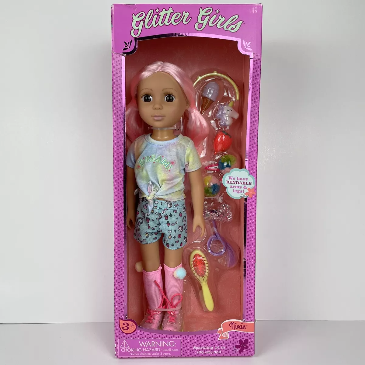 Doll glitter sales