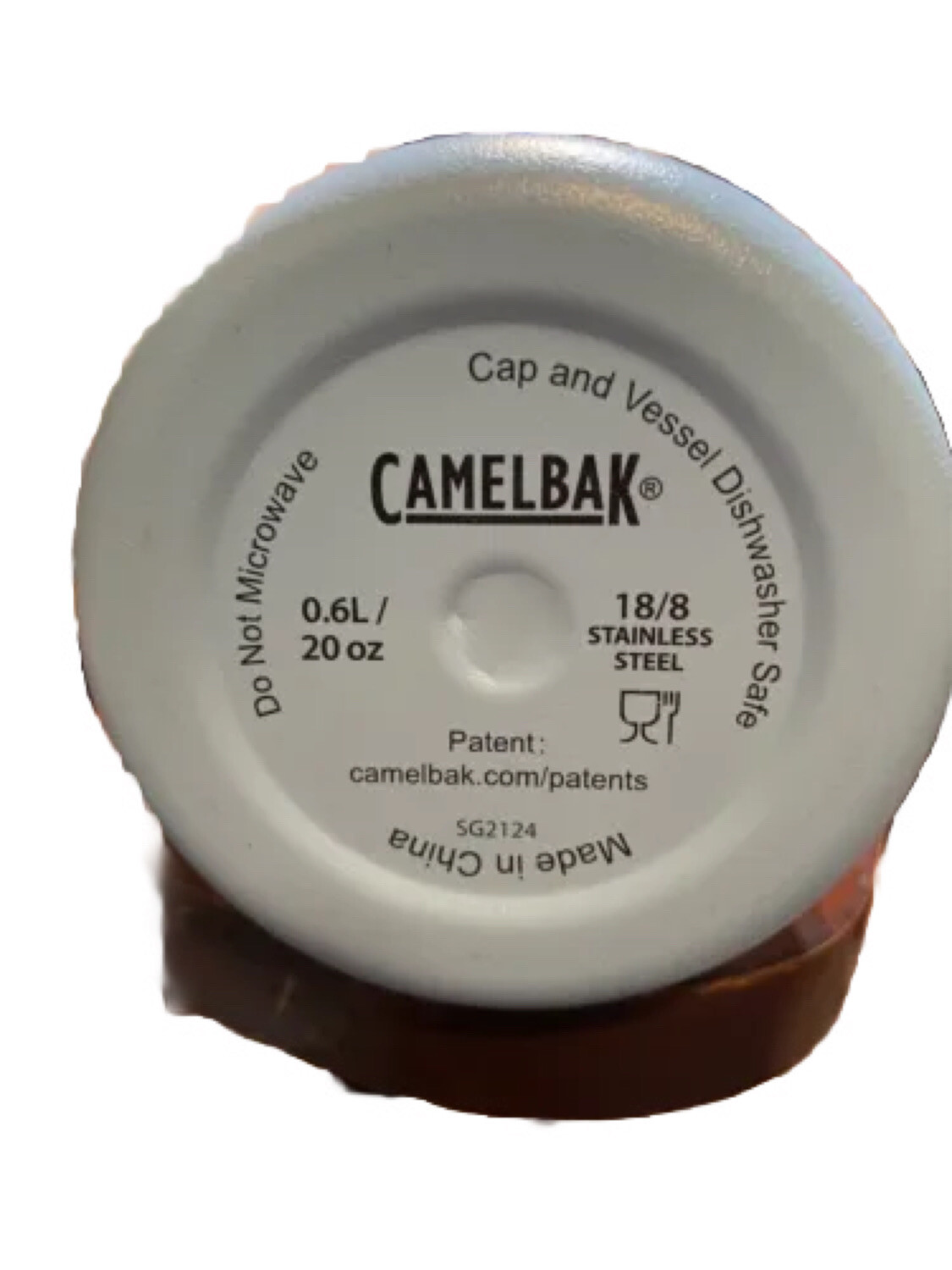 Camelbak Hot Cap Vacuum 18/8 Stainless Steel Blue Tumbler 20oz Black Lid Coffee