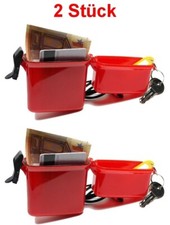 2 Stück STRANDBOX wasserdicht Box rot Strandsafe Badesafe Schwimmbox Etui Reise