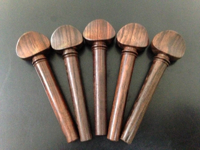 Oud Pegs Rosewood Swiss Models A quality with Persian Eye 55/9/7 mm 12 pcs Lot - Image 2 of 4