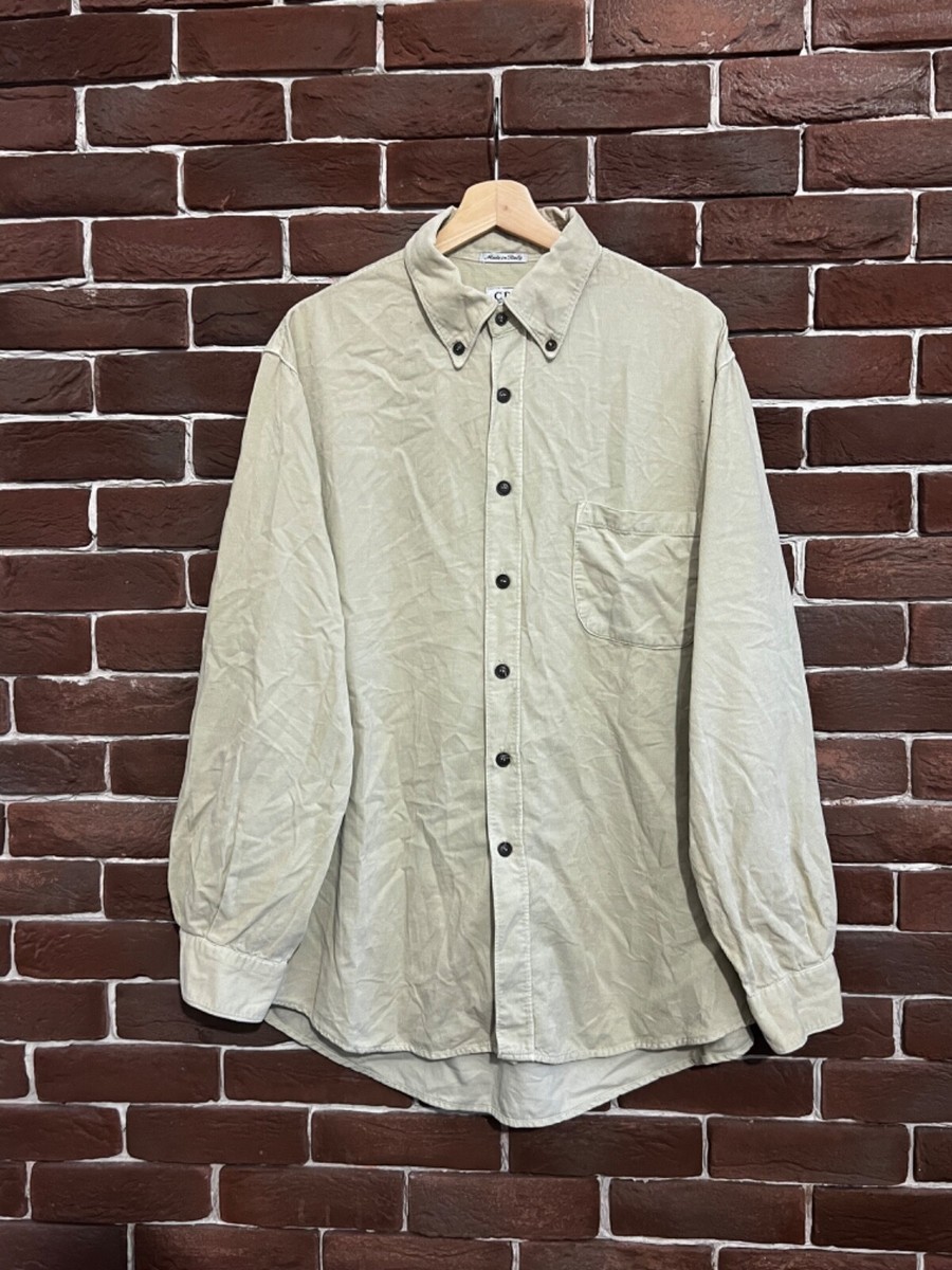 Vintage C.P. Company Corduroy Button Up Shirt Rare sizs 6