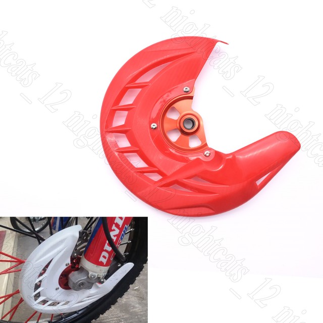 Front Brake Disc Rotor Guard Cover Protector Honda CR125 CR250 CRF250