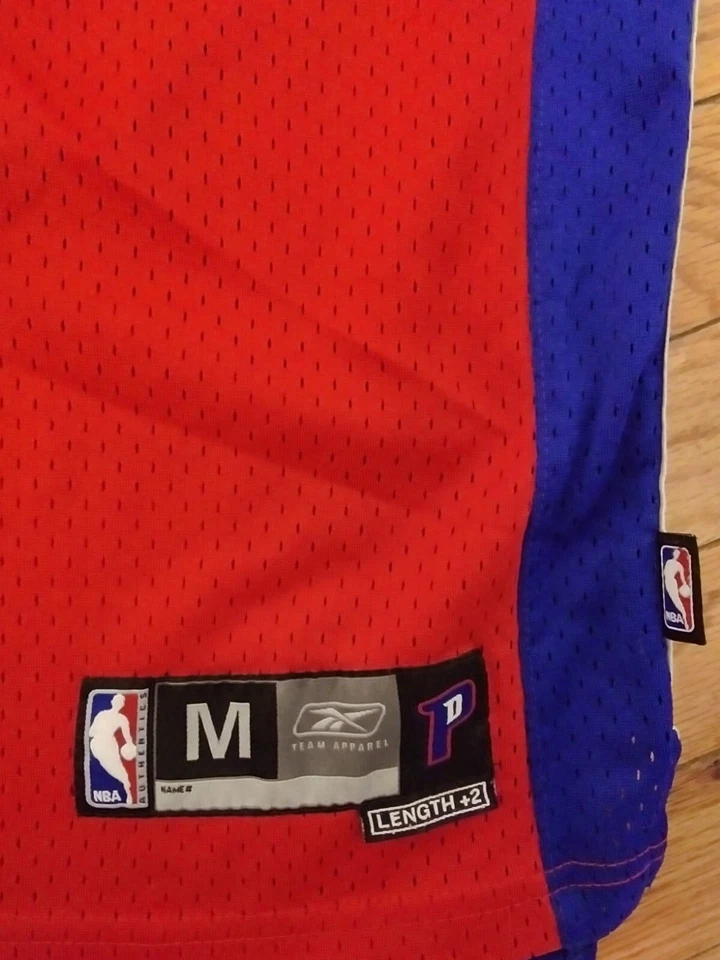 Camiseta deportiva Chauncey Billups Detroit Pistons NBA Reebok roja antigua juvenil talla M (10-12) Foto 2 de 4