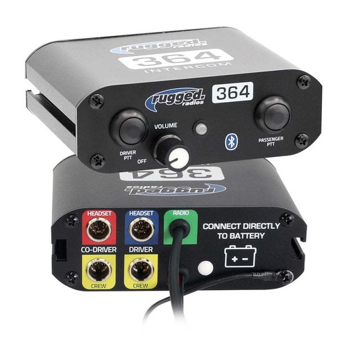 2 Person Super Sport 364 Communication Intercom System w/ Helmet Kits In Car Com - Afbeelding 5 van 5