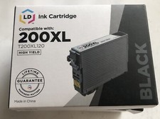 4Pack NIB T200XL Black ink For Epson XP200 XP300 XP310 XP400 XP410 WF2520 WF2530