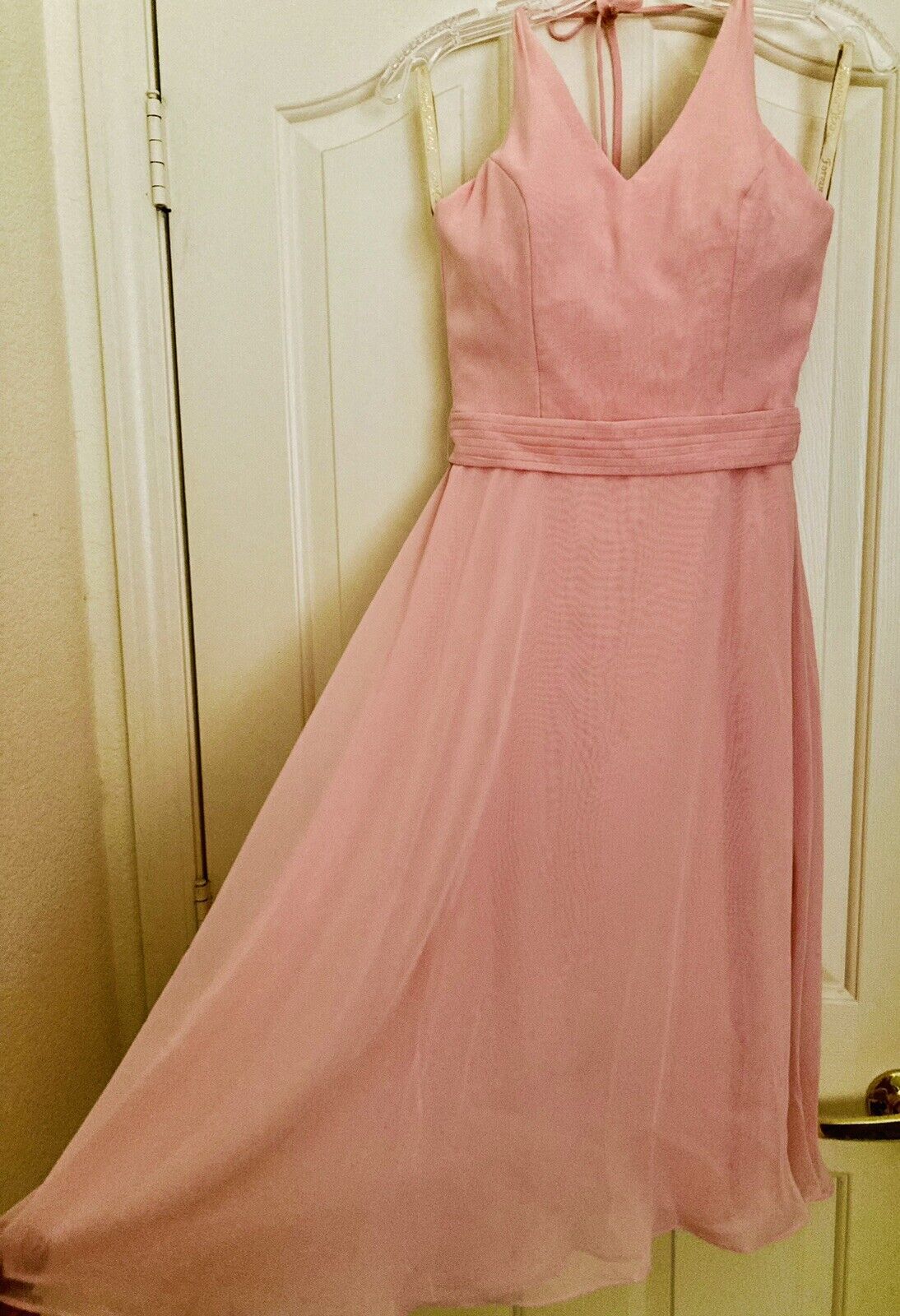 Women’s S, light peach/pink bridesmaid/prom/party… - image 1