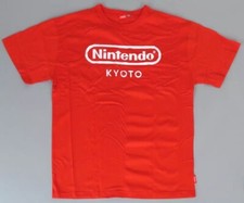 Nintendo Kyoto Store Limited Big Logo Red T Shirt M Size Exclusive New