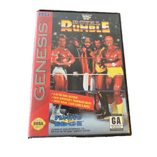 WWF Royal Rumble Sega Genesis, 1993 NIB MINT COMPLETE TESTED Adult owned Hulk