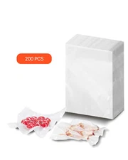 Vacuum Sealer Bags 200 PCS 8 x 12 Inch Non-BPA Food Grade Sealing Storage Bag