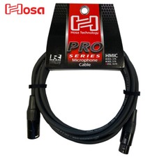 Hosa Pro Series 20 AWG 10 FT Rean XLRM to XLRF Microphone Cable HMIC-010