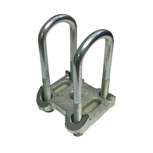 Twin Leaf Spring Bump Stop, U Bolts & Plates For Ifor Williams Trailers