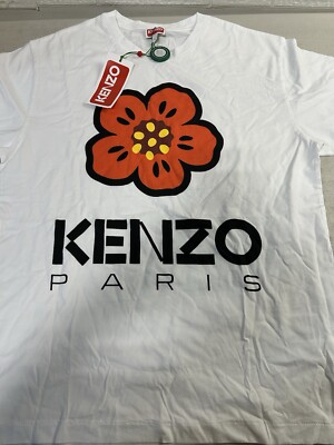 美品 KENZO PARIS ケンゾー パリ BOKE FLOWER Tシャツ Kenzo Paris X NIGO Boke flower T-shirt Tee White crewneck