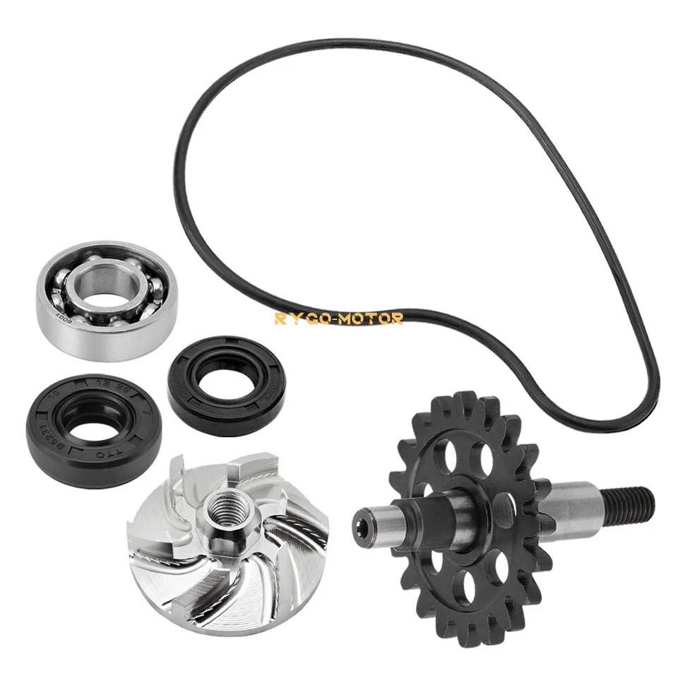 Kit de reconstrucción de sello de cojinete de engranaje de eje impulsor de bomba de agua para Yamaha YZ250F WR250F Foto 2 de 4