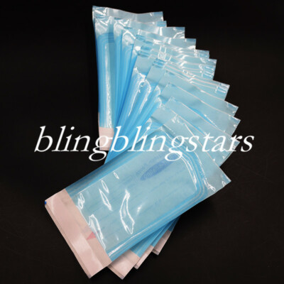 200 Pcs Dental Self-Sealing Sterilization Pouches Bags 3 1/2'' x 5 1/4''90*165mm