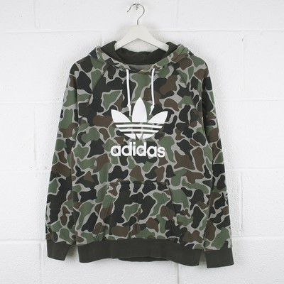 adidas green camo hoodie