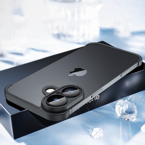 Case For iPhone 16 15 14 13 12 Frameless Bumper Glass Lens Protector Cover - Picture 22 of 32