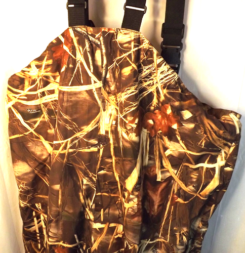 Cabelas Dry Plus Chest Waders w Boot Camo Realtree Max-4 HD Thinsulate Sz 3XL 12 - Picture 11 of 20