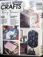 Sewing Pattern McCalls 791 Crafts Gifts in Minutes Nancy Zieman Uncut
