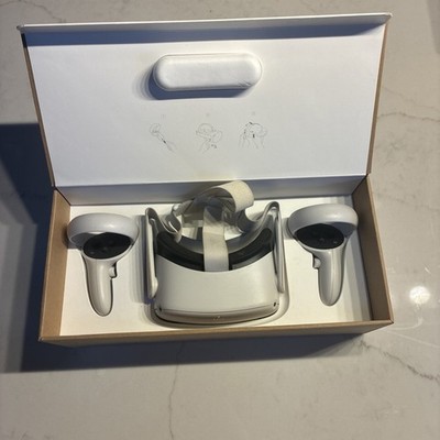 Meta Oculus Quest 2 128GB Virtual Reality Headset - White W/ Box