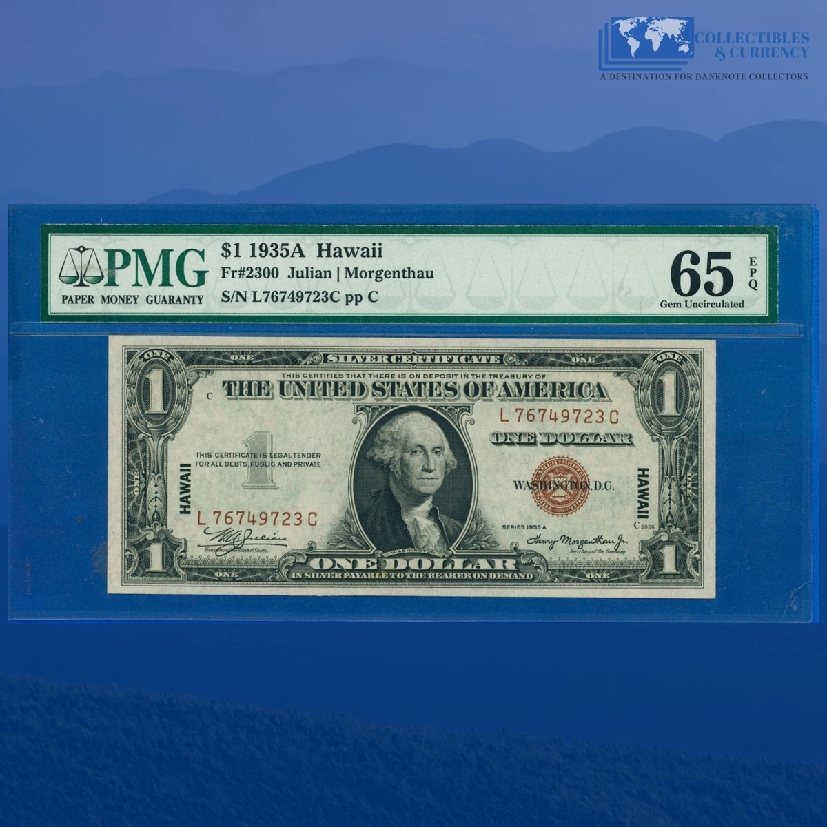 アメリカ領沖縄 1ドル紙幣 PMG 鑑定済 VF35EPQ 希少アメリカ統治時代 25+ PMG $1 US Paper Money for sale | Updated Oct 2026