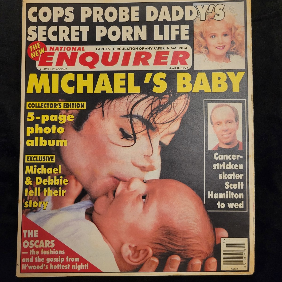1997 Michael Jackson National Enquirer Magazine Michael's Baby 90s