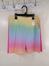 New Wonder Nation 2 Pack Bike Short Size L 10 12 Plus Girls Ombre Pink