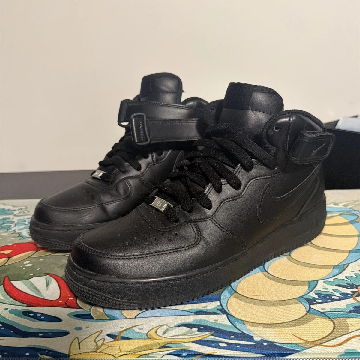 Nike Air Force 1 07 Mid Black for Sale | Authenticity Guaranteed
