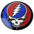 Vintage Grateful Dead Sign - American Rock Guitar Band Concert Gas Pump Sign