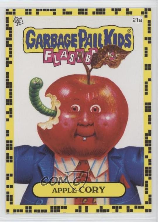 2011 Topps Garbage Pail Kids Flashback Series 2-Stickers #21a Apple Cory front