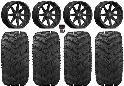 Valor V01 14'' Wheels Black 28'' Reptile Tires Can-Am Commander Maverick