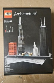 LEGO ARCHITECTURE: Chicago (21033) Sealed Lego Bags, Open Box,Retired,Rd Details