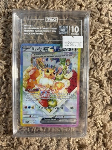 Eevee 174 Promo Prismatic Evolutions Super Premium Collection 2025 TAG10