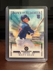 2025 Panini Boys of Summer - Matt Shaw, Matt Shaw #93 /49