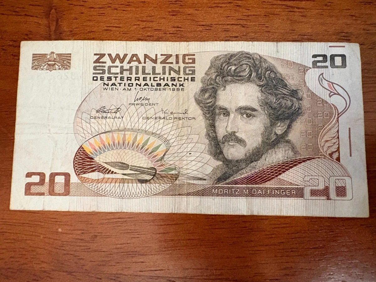 1986 Banknote Austrian Paper Money for sale | eBay