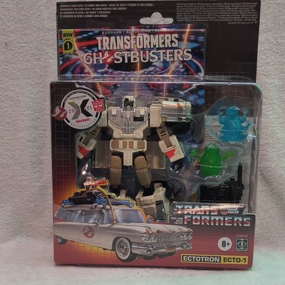 Hasbro Transformers Ghostbusters Ectotron Ecto-1 Transforming Figure w/ Slimer