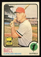 1973 Topps #31 ⚾️ Buddy Bell ⚾️ Cleveland Indians ⚾️ Boarder Gap Variation