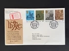 GB 1976 CAXTON FIRST DAY COVER WESTMINSTER PMK TO BURSLEM