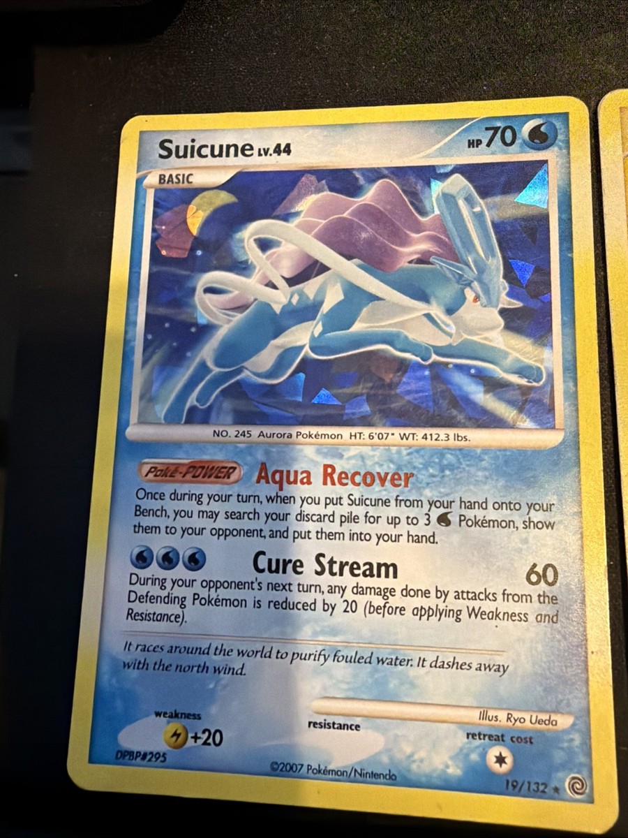 RAIKOU LV. 42 16/132 & SUICUNE LV. 44 19/132 SECRET WONDERS