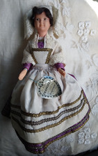 Poupée ancienne régionale « Le Minor » Franseza Brignogan Bretagne jouet jeux