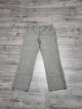 Vtg Lauren Ralph Lauren Dress Pants Womens Size 8 Straight Leg Herringbone Wool