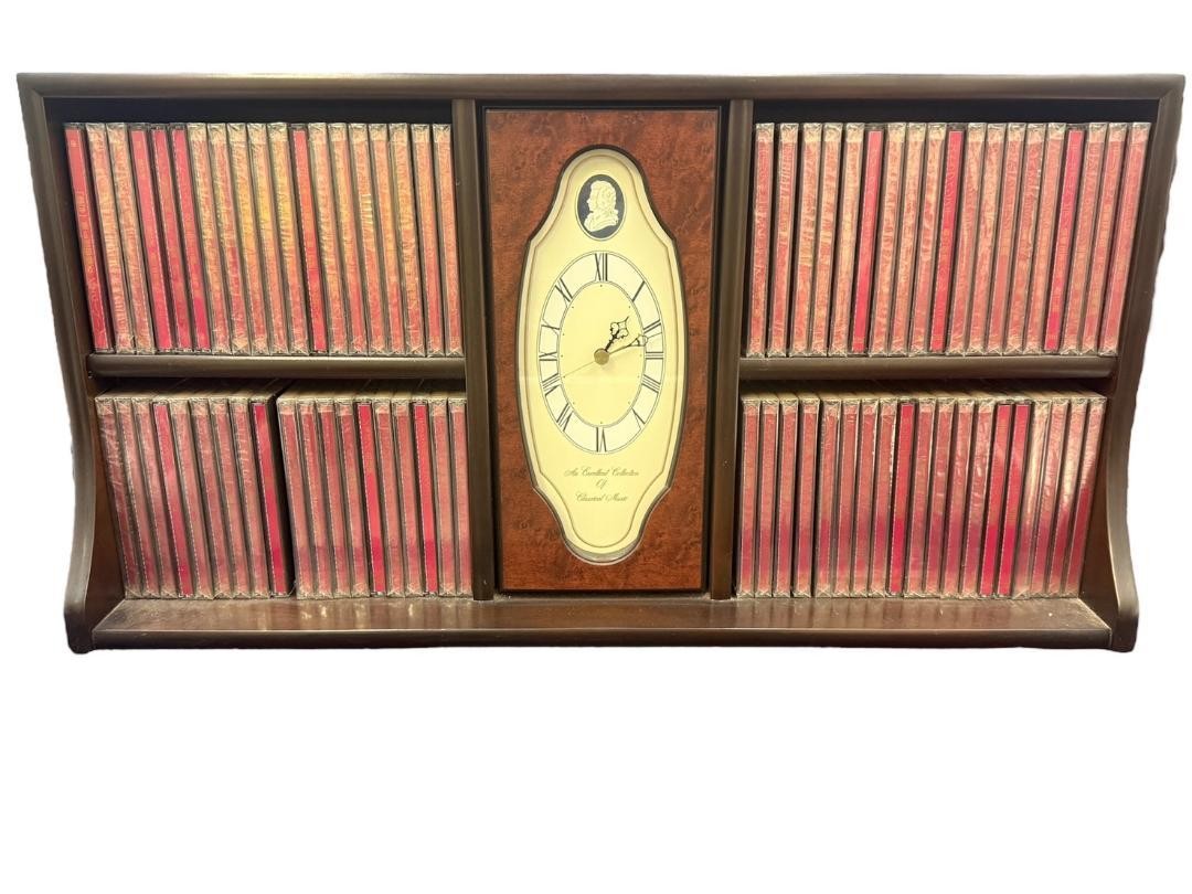 未開封 MARUZEN Mates クラシックCD 木製ラック PHILIPS Maruzen Mates Classic Cd Wooden Rack Philips Cd Storage Cabinet