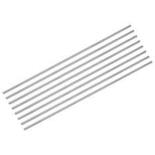 8Pcs Titanium Round Rod, 0.06" Dia(1.5mm) 8" Length TC4 Titanium Solid Bar