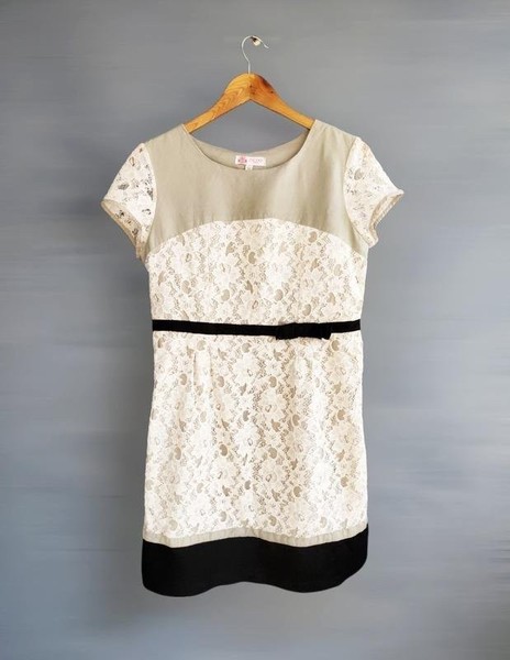Women Zaldiz Dress Beige Viscose M